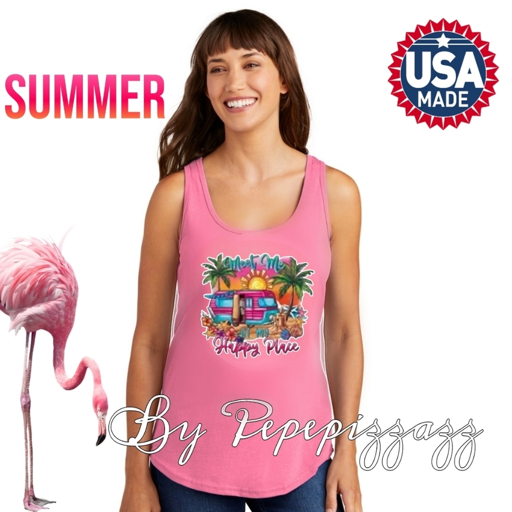 Tank Top Handmade DTF GRAPHICS Various Colors And Sizes